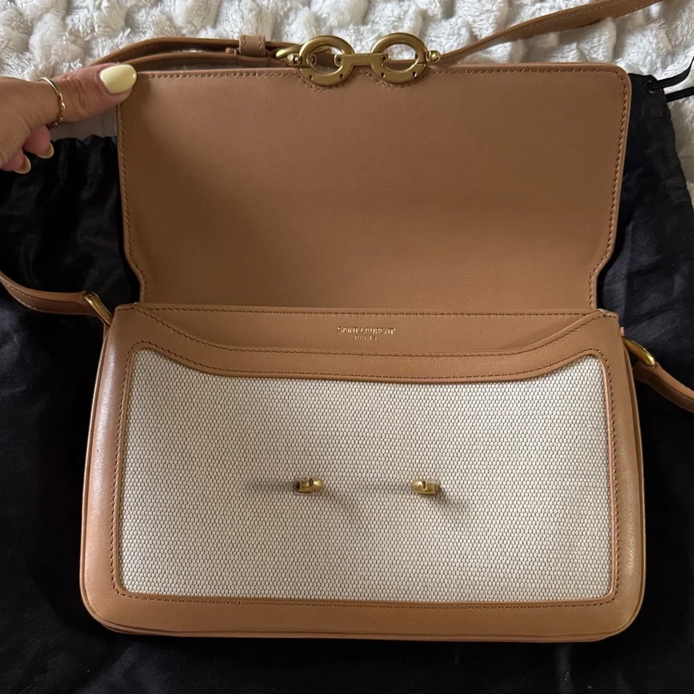 Saint Laurent Le Maillon cloth crossbody bag